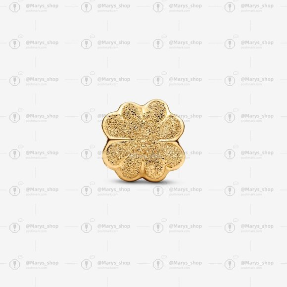 Pandora Textured Clover Mini Charm - Picture 2 of 6